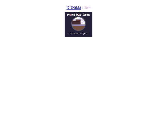 test screenshot