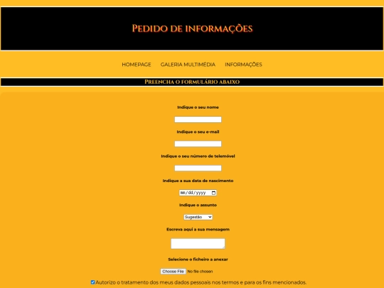 Localidade/info screenshot