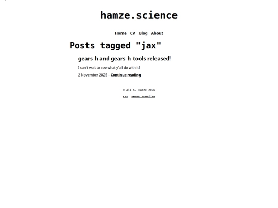 tag/jax screenshot