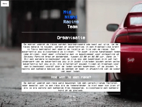 organisatie screenshot