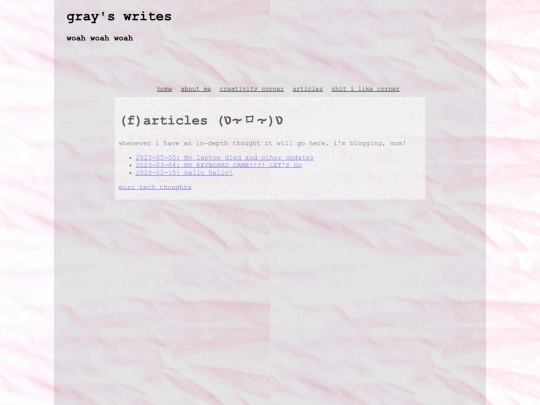 articles screenshot