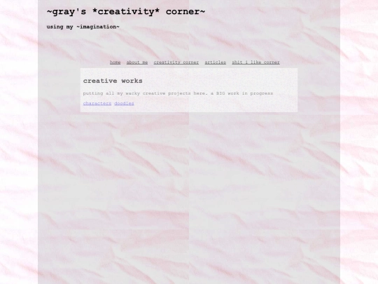 creativity_corner screenshot