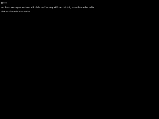 theatre_welc screenshot