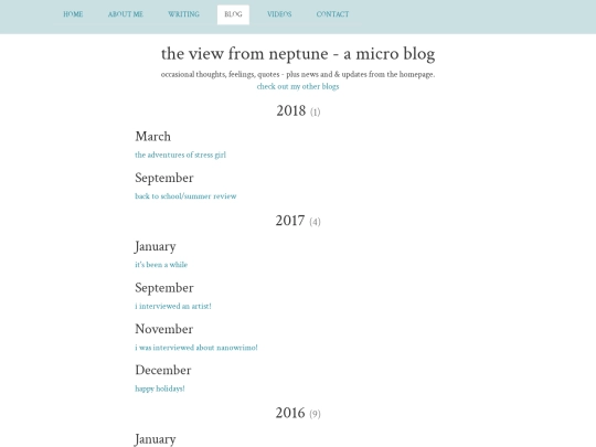 blog screenshot