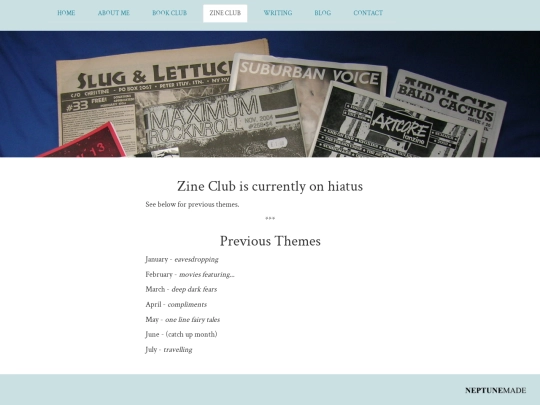 clubhouse/zineclub screenshot