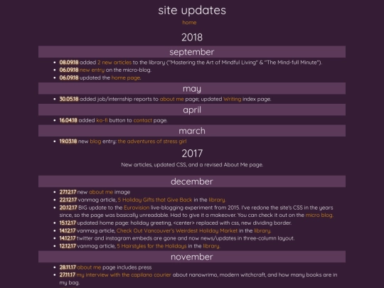 elements/site-updates screenshot