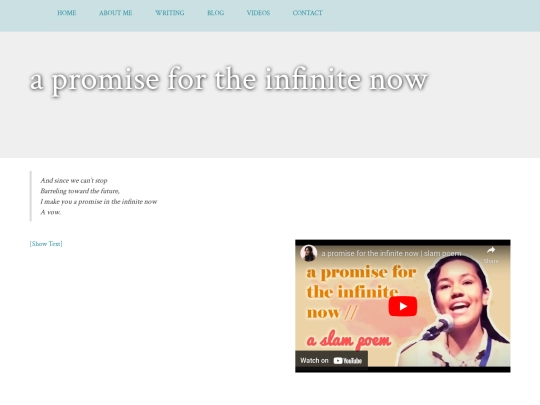 library/poetry/infinitenow screenshot