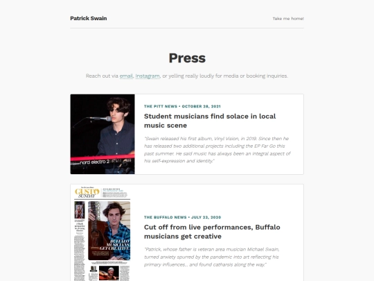 press screenshot