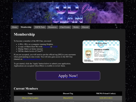 members screenshot