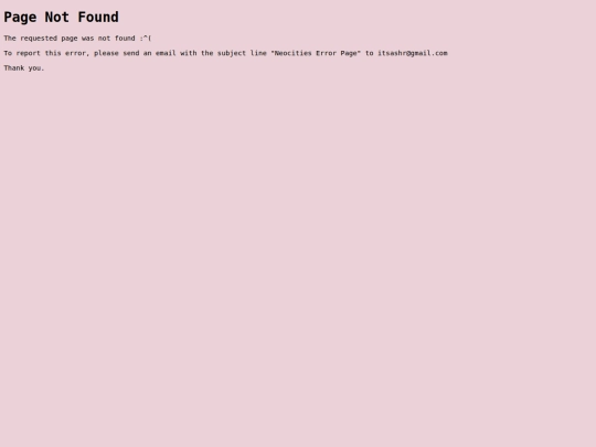not_found screenshot