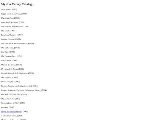 CarreyCatalog screenshot