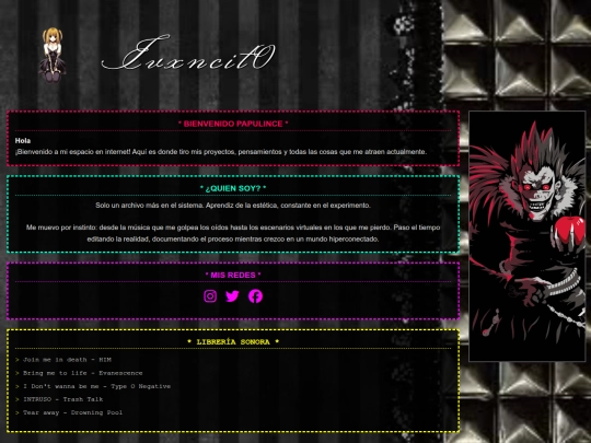 index screenshot