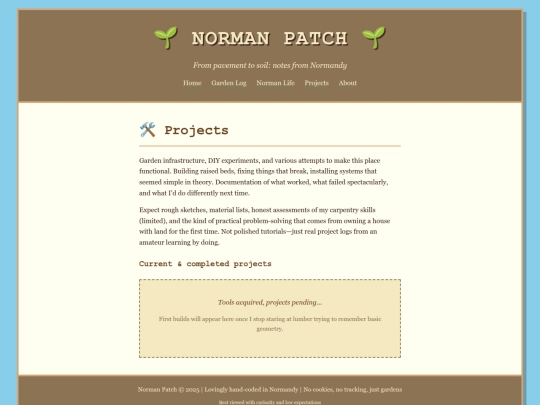 projects screenshot