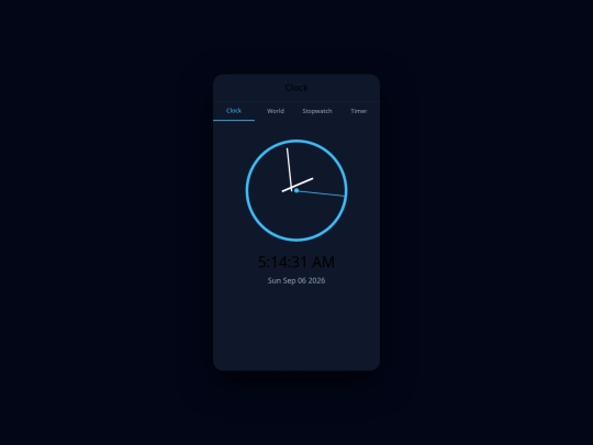 My_Projects/clock screenshot