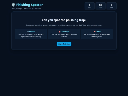 My_Projects/phishing_spotter screenshot