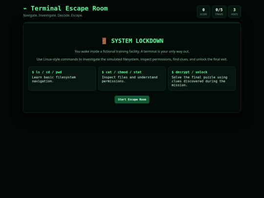 My_Projects/terminal_escape_room screenshot