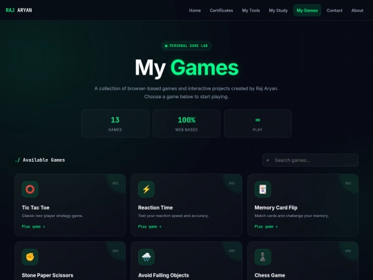 mygames screenshot