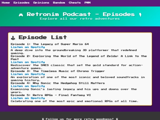episodes screenshot