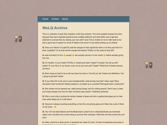 posts/WoLQ-Archive screenshot