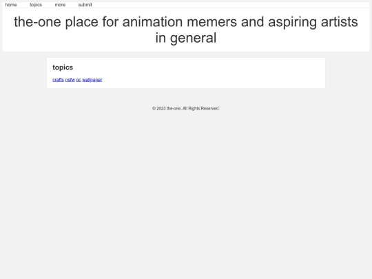 topics screenshot