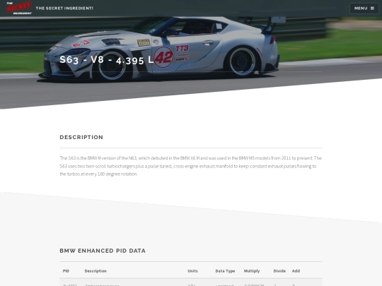bmw/dme/s63 screenshot
