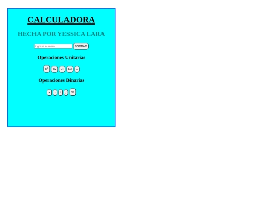 CALCULADORA YESSICA screenshot