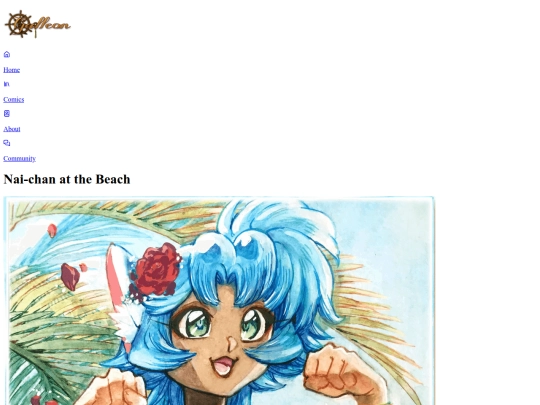 comics/beach screenshot
