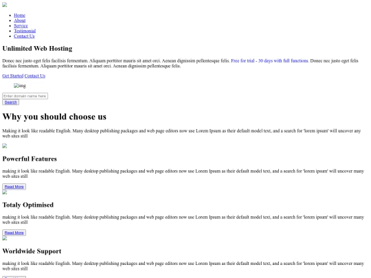 geotest/demo/demo-site/myindex screenshot