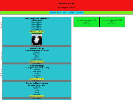 listadefamosos screenshot