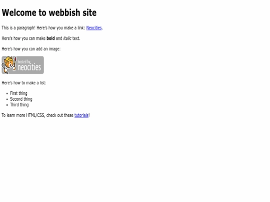 index screenshot