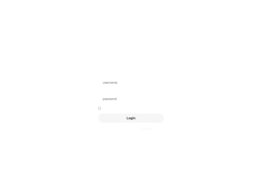 login screenshot
