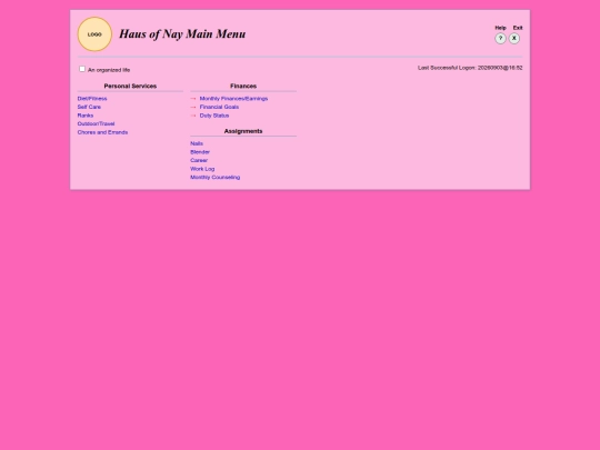index screenshot