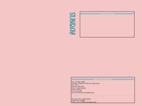 the weekdays/sunday screenshot