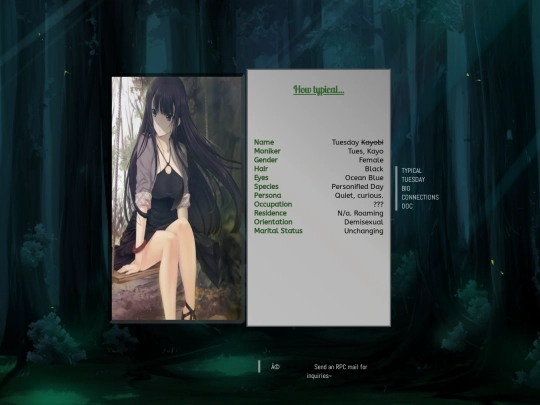the weekdays/tuesday screenshot