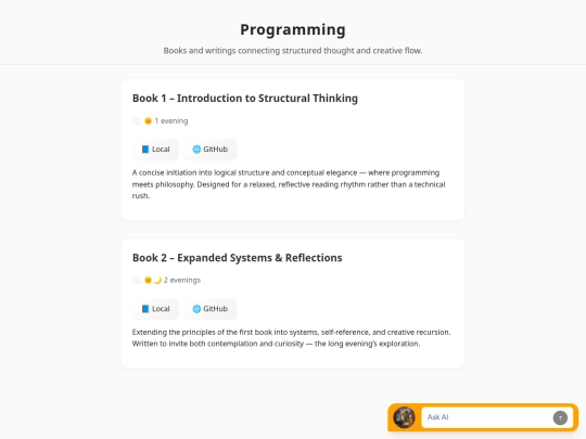 Programming screenshot