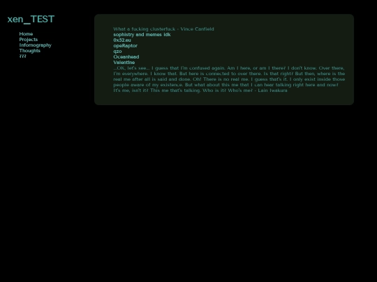 info screenshot