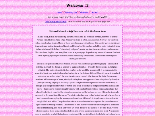 writings screenshot