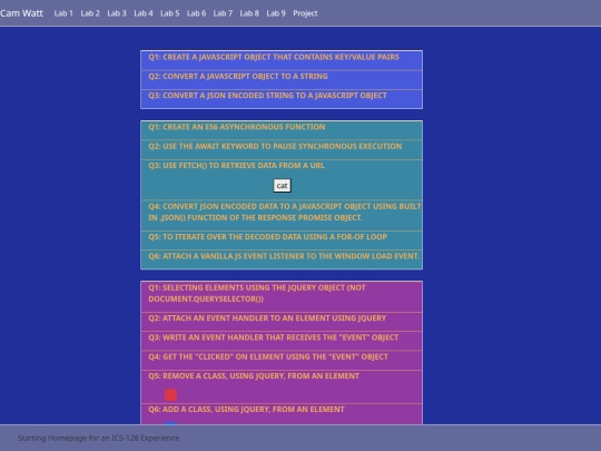 index screenshot