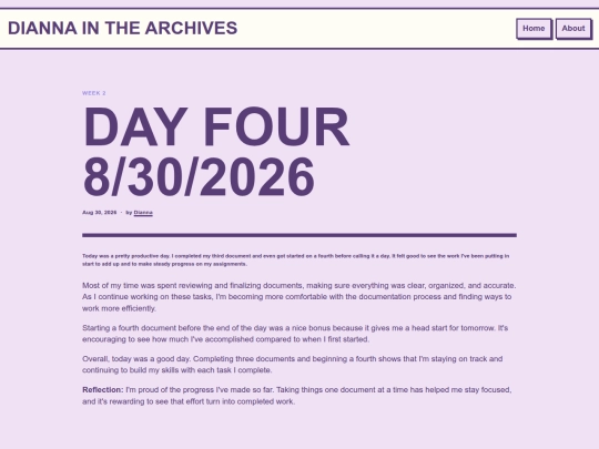 2026/08/day-four-8-30-2026 screenshot