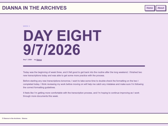2026/09/day-eight-9-7-2026 screenshot