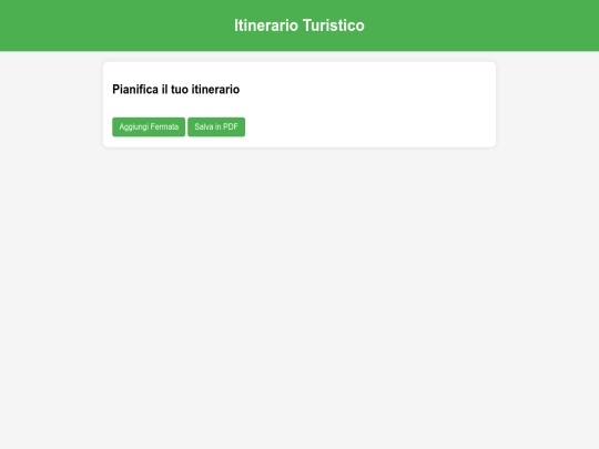 itinerario screenshot