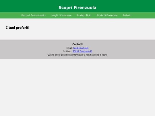 preferiti screenshot