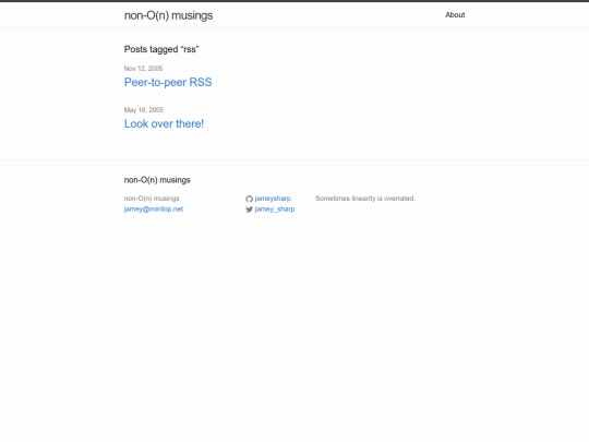 search/label/rss screenshot
