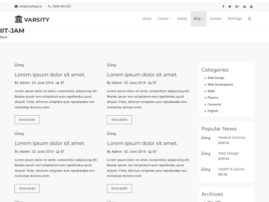 blog-archive screenshot