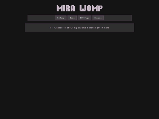 resume screenshot