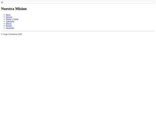 TiendaLaPoderosaWebSite-main/mision screenshot