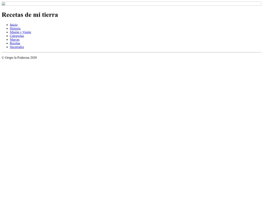 TiendaLaPoderosaWebSite-main/recetas screenshot