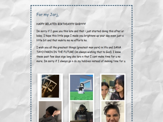 letter screenshot