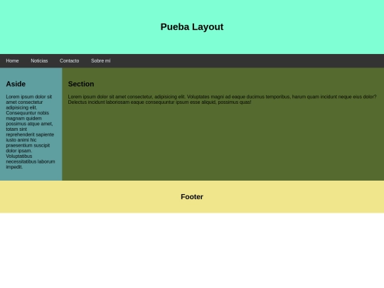 Layout screenshot