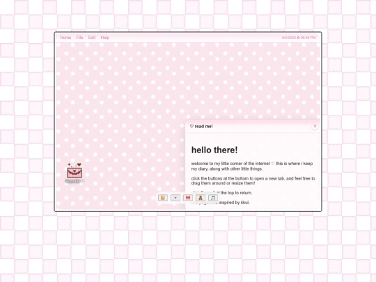 diary screenshot